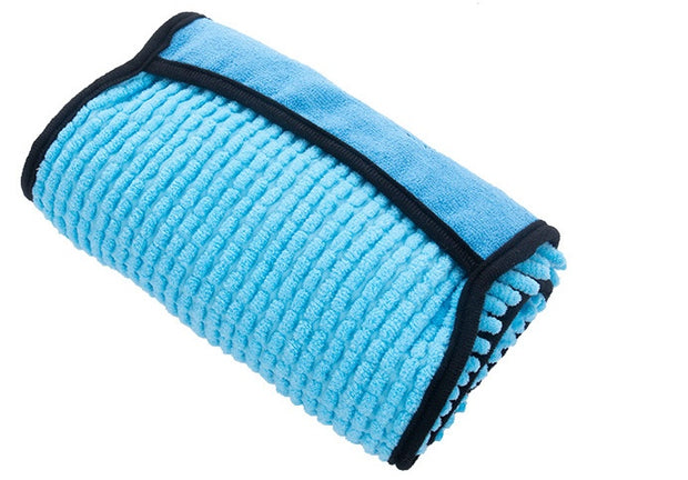 Solid Color Water Towel Dog Cat Pet Bath Towel
