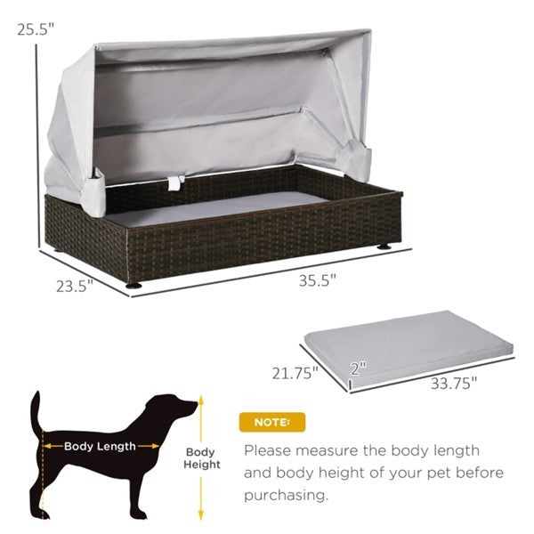 Dog Bed, Rattan Pet Sofa, Dog Tent, Amazon Shipping, WalMart Banned, No Shipping On Weekends