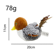 Interactive Cat Plush Toys For Indoor Cats Automatic Flapping Bird Cat Toy USB Rechargeable Electronic Pet Enrichment Toys