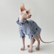 Thin Cotton Shirt Breathable Refreshing Sphinx Hairless Cat German