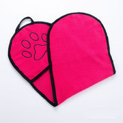 Solid Color Water Towel Dog Cat Pet Bath Towel